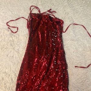 Red SHEIN dress